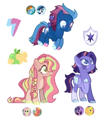 Size: 1632x1880 | Tagged: safe, artist:innocent-dreamies, derpibooru import, big macintosh, flash sentry, fluttershy, rainbow dash, soarin', twilight sparkle, twilight sparkle (alicorn), oc, alicorn, earth pony, pegasus, pony, base used, coat markings, colored hooves, cutie mark, earth pony oc, female, flashlight, fluttermac, hair over one eye, heterochromia, hooves, image, male, mare, multicolored hooves, offspring, parent:big macintosh, parent:flash sentry, parent:fluttershy, parent:rainbow dash, parent:soarin', parent:twilight sparkle, parents:flashlight, parents:fluttermac, parents:soarindash, pegasus oc, png, screencap reference, shipping, simple background, soarindash, stallion, straight, transparent background, wings