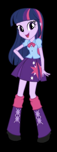 Size: 393x1049 | Tagged: safe, twilight sparkle, equestria girls, boots, bow, bowtie, clothes, cutie mark, cutie mark on clothes, high heel boots, image, jpeg, leg warmers, shirt, shoes, simple background, skirt, solo, transparent background