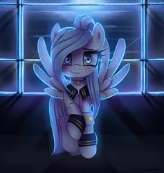 Size: 2880x3040 | Tagged: safe, artist:opal_radiance, derpibooru import, oc, oc:opal rosamond, pegasus, pony, unicorn, captains, image, night, ocean, png, room, ship, solo, visitor, water