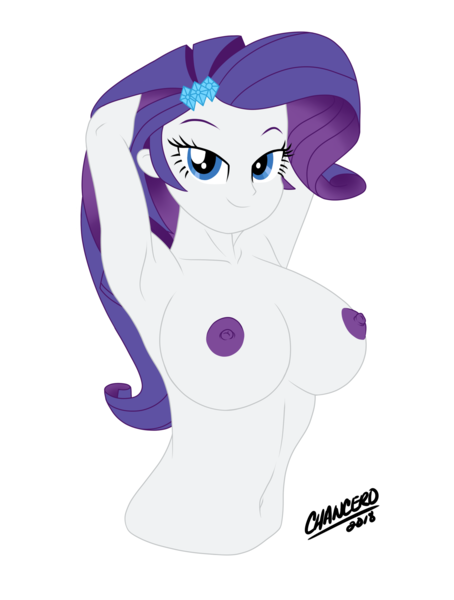 Size: 1877x2478 | Tagged: questionable, artist:chancero, derpibooru import, rarity, equestria girls, 2018, arm behind head, armpits, belly button, big breasts, breasts, busty rarity, female, high res, image, looking at you, nipples, nudity, outline, png, purple nipples, signature, simple background, smiling, smiling at you, solo, solo female, stupid sexy rarity, transparent background, white outline