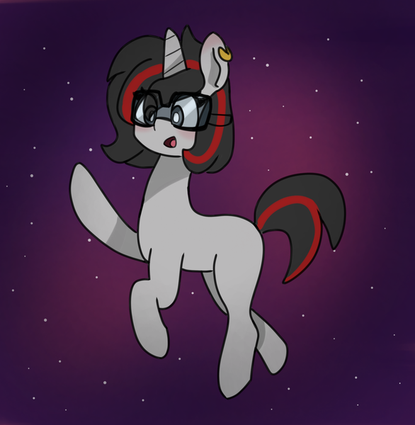 Size: 1763x1806 | Tagged: safe, artist:seylan, derpibooru import, oc, unofficial characters only, pony, unicorn, digital art, image, png, solo, space