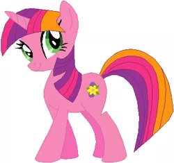Size: 379x356 | Tagged: safe, artist:selenaede, artist:user15432, derpibooru import, beachberry, pony, unicorn, base used, female, g4, generation leap, image, looking at you, mare, png, recolor, simple background, white background