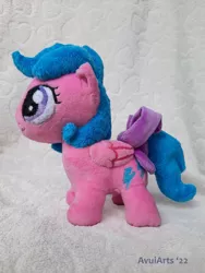 Size: 1500x2000 | Tagged: safe, artist:avui, derpibooru import, firefly, original species, pegasus, plush pony, pony, bow, chibi, female, filly, foal, image, jpeg, plushie, solo