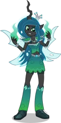 Size: 4000x8066 | Tagged: safe, artist:n0kkun, derpibooru import, queen chrysalis, equestria girls, absurd resolution, canterlot wedding 10th anniversary, equestria girls-ified, eye clipping through hair, female, grin, image, looking at you, png, shadow, simple background, smiling, smiling at you, solo, transparent background, vector
