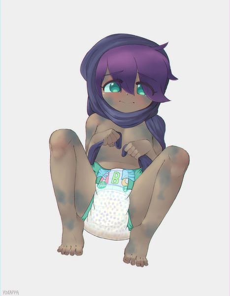 Size: 2000x2572 | Tagged: questionable, artist:yokappa69, banned from derpibooru, edit, ponybooru import, oc, oc:nyx, unofficial characters only, alicorn, human, breasts, child, cloak, clothes, delicious flat chest, diaper, diaper edit, diaper fetish, dirty, female, fetish, humanized, image, lolicon, looking at you, messy diaper, nudity, png, poop, scat, semi-nude, simple background, small breasts, solo, solo female, underage, underwear, underwear edit, urine, wet diaper