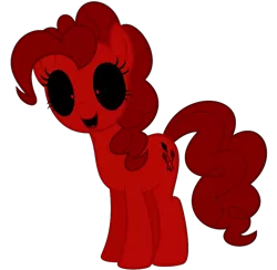 Size: 737x720 | Tagged: grimdark, artist:pagiepoppie12345, derpibooru import, pinkie pie, earth pony, pony, black sclera, creepypasta, female, image, mare, png, simple background, smiling, transparent background, zalgo, zalgo pie