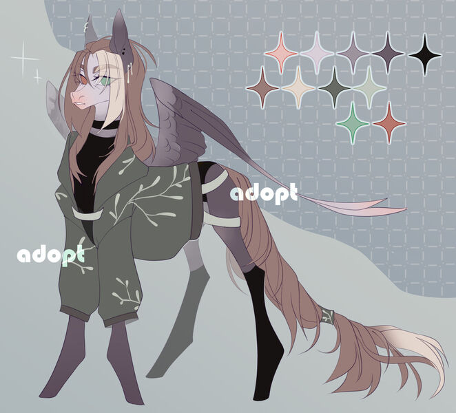 Size: 1280x1160 | Tagged: safe, artist:meggychocolatka, derpibooru import, oc, unofficial characters only, pegasus, pony, clothes, ear piercing, eyelashes, female, heterochromia, image, jpeg, mare, pegasus oc, piercing, reference sheet, socks, solo, wings