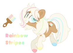 Size: 1186x866 | Tagged: safe, artist:lullabyprince, artist:snozzzz, derpibooru import, oc, oc:rainbow stripes, unofficial characters only, pony, base used, image, png, simple background, solo, transparent background