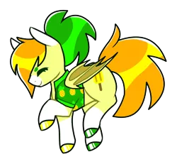 Size: 1134x1047 | Tagged: safe, artist:snozzzz, derpibooru import, oc, oc:pineapple popsicle, unofficial characters only, bat pony, pony, bat pony oc, bat wings, image, png, simple background, solo, transparent background, wings