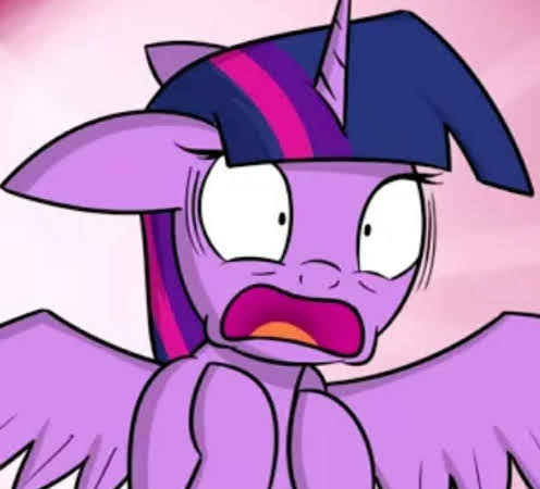 Size: 496x450 | Tagged: safe, artist:pandramodo, derpibooru import, edit, twilight sparkle, twilight sparkle (alicorn), alicorn, pony, cropped, female, floppy ears, horn, image, jpeg, mare, open mouth, shocked, spread wings, wings