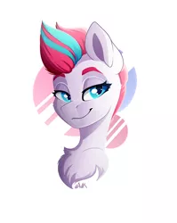 Size: 3500x4400 | Tagged: safe, artist:rainbowfire, derpibooru import, zipp storm, pegasus, pony, spoiler:g5, chest fluff, cute, female, g5, grin, image, looking at you, mare, png, simple background, smiling, solo, white background
