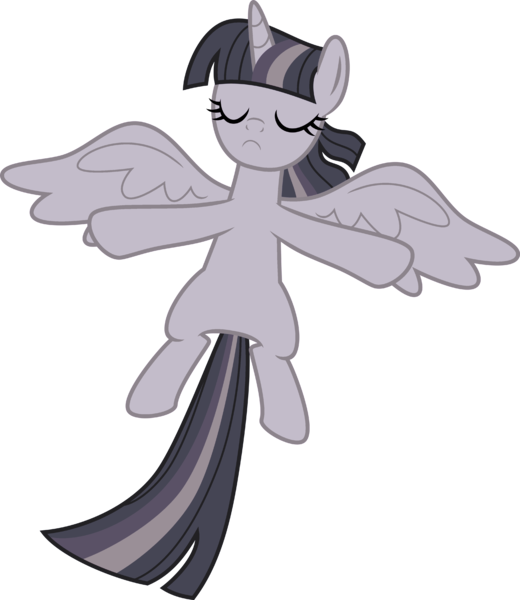 Size: 3377x3898 | Tagged: safe, artist:melisareb, artist:wardex101, derpibooru import, edit, twilight sparkle, twilight sparkle (alicorn), alicorn, pony, deep tissue memories, spoiler:deep tissue memories, spoiler:mlp friendship is forever, discorded, discorded twilight, eyes closed, female, frown, high res, image, inkscape, mare, png, sad, simple background, solo, transparent background, twilight tragedy, vector, wings