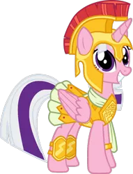 Size: 782x1024 | Tagged: safe, artist:foxyfell1337, derpibooru import, twilight sparkle, pony, armor, athena sparkle, clothes, costume, image, png, simple background, solo, transparent background