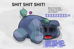 Size: 2400x1600 | Tagged: safe, artist:othercoraline, fluffy pony, pony, crying, foal, image, lil champ, pin, png