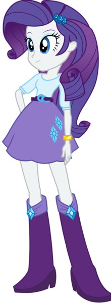 Size: 341x928 | Tagged: safe, rarity, equestria girls, belt, boots, bracelet, clothes, cutie mark, cutie mark on clothes, diamonds, high heel boots, image, jewelry, png, shirt, shoes, simple background, skirt, solo, transparent background