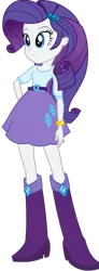 Size: 341x928 | Tagged: safe, rarity, equestria girls, belt, boots, bracelet, clothes, cutie mark, cutie mark on clothes, diamonds, high heel boots, image, jewelry, png, shirt, shoes, simple background, skirt, solo, transparent background