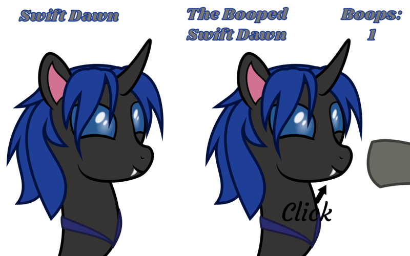 Size: 3200x2000 | Tagged: safe, artist:favitwink, derpibooru import, oc, oc:mythic dawn, oc:swift dawn, ponified, unofficial characters only, changeling, pony, .svg available, :p, alternate versions at source, animated, animated at source, animated png, animation at source, better version at source, blue eyes, boop, bust, changeling oc, commission, cute, cute little fangs, duo, eye shimmer, fangs, happy, hooves, image, interactive, know the difference, link in description, loop, male, meme, mlem, nose wrinkle, offscreen character, png, ponified meme, portrait, show accurate, silly, simple background, smiling, tongue out, transparent background, vector, ych animation, ych example, ych result, your character here