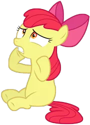 Size: 7200x10000 | Tagged: safe, artist:mpnoir, derpibooru import, apple bloom, earth pony, pony, bloom and gloom, .svg available, female, filly, foal, image, png, simple background, solo, transparent background, vector, worried