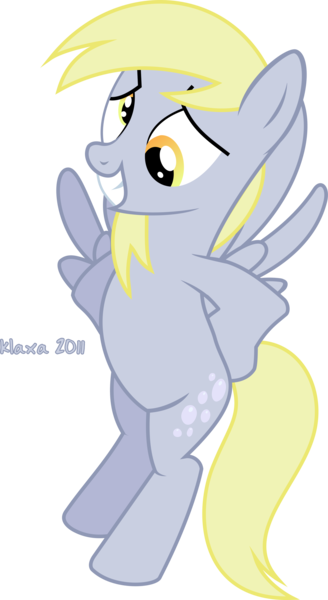 Size: 1809x3313 | Tagged: safe, artist:klaxa, derpibooru import, derpy hooves, pegasus, pony, feeling pinkie keen, 2011, female, image, mare, png, simple background, solo, transparent background, vector