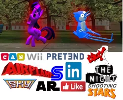 Size: 1368x1116 | Tagged: safe, artist:smg4, artist:sonicman199, derpibooru import, edit, edited screencap, screencap, twilight sparkle, airplanes (song), caption, crossover, crossover shipping, expand dong, exploitable meme, female, image, image macro, male, meme, mordecai, mordetwi, png, regular show, shipping, smg4, straight, text