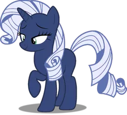 Size: 939x851 | Tagged: safe, artist:foxyfell1337, derpibooru import, rarity, original species, pony, image, png, race swap, simple background, solo, transparent background, umbra pony