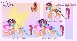 Size: 1280x684 | Tagged: safe, artist:malinraf1615, derpibooru import, sunny starscout, pony, alternate design, artificial horn, artificial wings, augmented, g5, horn, image, jpeg, magic, magic horn, magic wings, obtrusive watermark, solo, twitterina design, watermark, wings