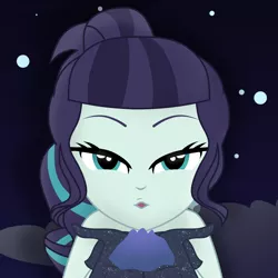Size: 1920x1920 | Tagged: safe, artist:grapefruit-face, derpibooru import, coloratura, equestria girls, equestria girls series, the other side, base used, blowing, clothes, derpibooru exclusive, glitter, gloves, image, lidded eyes, looking at you, png, solo
