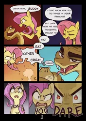 Size: 2894x4093 | Tagged: safe, artist:kittysonrice, derpibooru import, fluttershy, hamster, pegasus, pony, snake, coils, crossover, eyes closed, fiery eyes, gritted teeth, image, jpeg, mr. snake, open mouth, solo, sweat, sweatdrop, teeth, the bad guys, tongue out