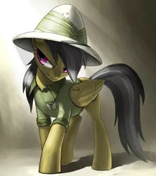 Size: 1600x1800 | Tagged: safe, artist:murskme, derpibooru import, daring do, pegasus, pony, badass, clothes, female, image, jpeg, mare, solo