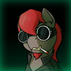 Size: 720x720 | Tagged: safe, derpibooru import, oc, oc:smoky pit, unofficial characters only, earth pony, pony, fallout equestria, game: fallout equestria: remains, image, male, png