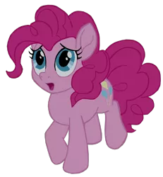 Size: 1280x1383 | Tagged: safe, artist:benpictures1, derpibooru import, pinkie pie, earth pony, pony, my little pony: the movie, concerned, cute, diapinkes, female, image, inkscape, looking up, mare, open mouth, png, raised hoof, simple background, solo, transparent background, vector