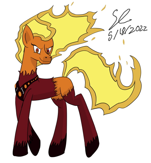 Size: 522x563 | Tagged: safe, artist:malixcrash, artist:megabyte1835, derpibooru import, flare de mare, earth pony, pony, trade ya, hot trot, image, png, power ponies, simple background, solo