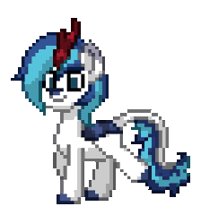 Size: 228x244 | Tagged: safe, artist:twilyisbestpone, derpibooru import, shining armor, kirin, pony, pony town, animated, cloven hooves, cute, derpibooru exclusive, gif, image, kirin shining armor, kirinified, leonine tail, male, shining adorable, simple background, smiling, solo, species swap, tail, transparent background, trotting, trotting in place, walking