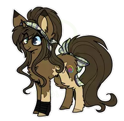 Size: 786x768 | Tagged: safe, artist:tayga-niko-j, derpibooru import, oc, unofficial characters only, earth pony, pony, chest fluff, ear piercing, earring, earth pony oc, heterochromia, image, jewelry, piercing, png, simple background, solo, transparent background