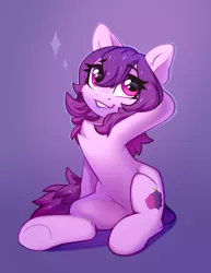 Size: 1887x2445 | Tagged: safe, artist:taneysha, derpibooru import, oc, oc:share dast, unofficial characters only, earth pony, pony, image, jpeg, lip bite, sitting, solo