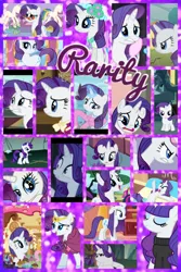 Size: 1200x1800 | Tagged: safe, artist:princessemerald7, derpibooru import, rarity, pony, unicorn, a dog and pony show, look before you sleep, magic duel, season 1, season 3, beatnik rarity, beret, clothes, collage, dress, female, gala dress, hat, image, jpeg, mare, sweater, wedding dress, wet, wet mane