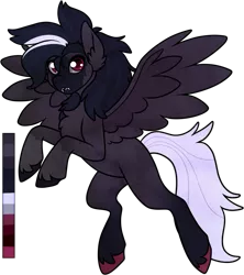 Size: 871x980 | Tagged: safe, artist:velnyx, derpibooru import, oc, oc:corvus, pegasus, pony, image, male, png, simple background, solo, stallion, transparent background