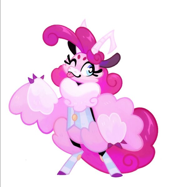 Size: 914x989 | Tagged: safe, artist:adreamera, derpibooru import, pinkie pie, furrified, image, jpeg, solo, species swap