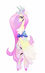 Size: 1042x1694 | Tagged: safe, artist:adreamera, derpibooru import, fluttershy, furrified, image, jpeg, solo, species swap