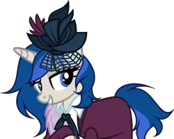 Size: 2037x1630 | Tagged: safe, artist:sirrainium, derpibooru import, oc, oc:eden, oc:eden (across the divide), unofficial characters only, pony, unicorn, fallout equestria, base used, clothes, dress, fallout equestria: across the divide, feather boa, female, hat, image, mare, png, simple background, solo, transparent background, vector