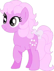Size: 296x385 | Tagged: safe, artist:selenaede, artist:tinrobo, artist:victorfazbear, derpibooru import, lickety split, earth pony, pony, base used, bow, g1, g1 to g4, g4, generation leap, image, png, raised hoof, simple background, tail, tail bow, transparent background