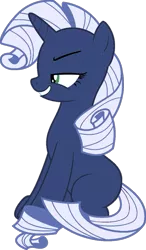 Size: 683x1171 | Tagged: safe, artist:foxyfell1337, derpibooru import, rarity, original species, pony, image, png, race swap, simple background, solo, transparent background, umbra pony
