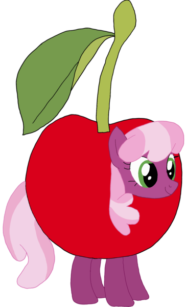Size: 1645x2711 | Tagged: safe, derpibooru import, cheerilee, earth pony, pony, cherry, cherry costume, clothes, costume, food, food costume, image, name pun, png, pun, simple background, solo, transparent background