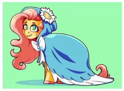 Size: 2030x1498 | Tagged: safe, artist:lrusu, derpibooru import, fluttershy, pegasus, pony, cloak, clothes, colored hooves, female, green background, image, jpeg, mare, simple background, solo, wrong eye color