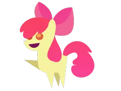 Size: 800x600 | Tagged: safe, artist:cartoonnetworkfreaky, derpibooru import, apple bloom, earth pony, pony, .svg available, female, filly, foal, image, png, pointy ponies, simple background, solo, transparent background, vector