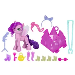 Size: 270x270 | Tagged: safe, derpibooru import, official, pipp petals, pegasus, pony, my little pony: make your mark, colored wings, cutie mark magic, g5, gradient wings, hoof to heart, image, jpeg, toy, wings