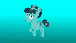 Size: 3264x1836 | Tagged: safe, artist:the double u, derpibooru import, crystal hoof, thorax, changeling, crystal pony, earth pony, disguise, disguised changeling, gradient background, image, jpeg, looking at you, open mouth, solo, teenager