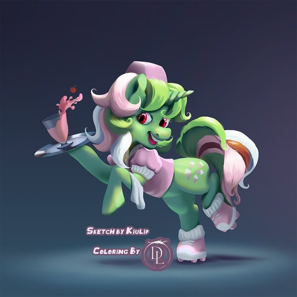 Size: 1182x1182 | Tagged: safe, artist:_kiulip_, derpibooru import, fizzy, pony, unicorn, g1, image, jpeg, kiulip