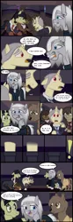Size: 1280x3836 | Tagged: safe, artist:mr100dragon100, derpibooru import, oc, oc:thomas the wolfpony, bat pony, earth pony, pegasus, undead, unicorn, vampire, comic:a house divided, adam (frankenstein monster), comic, dark forest au's dr. jekyll and mr. hyde, dark forest au's dracula, dark forest au's matthew, dialogue, griffin (character), image, invisibility, png, speech bubble