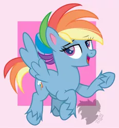 Size: 1193x1287 | Tagged: safe, artist:elguere, derpibooru import, rainbow dash, pegasus, pony, my little pony: pony life, female, g4, g4.5 to g4, generation leap, image, jpeg, redesign, solo